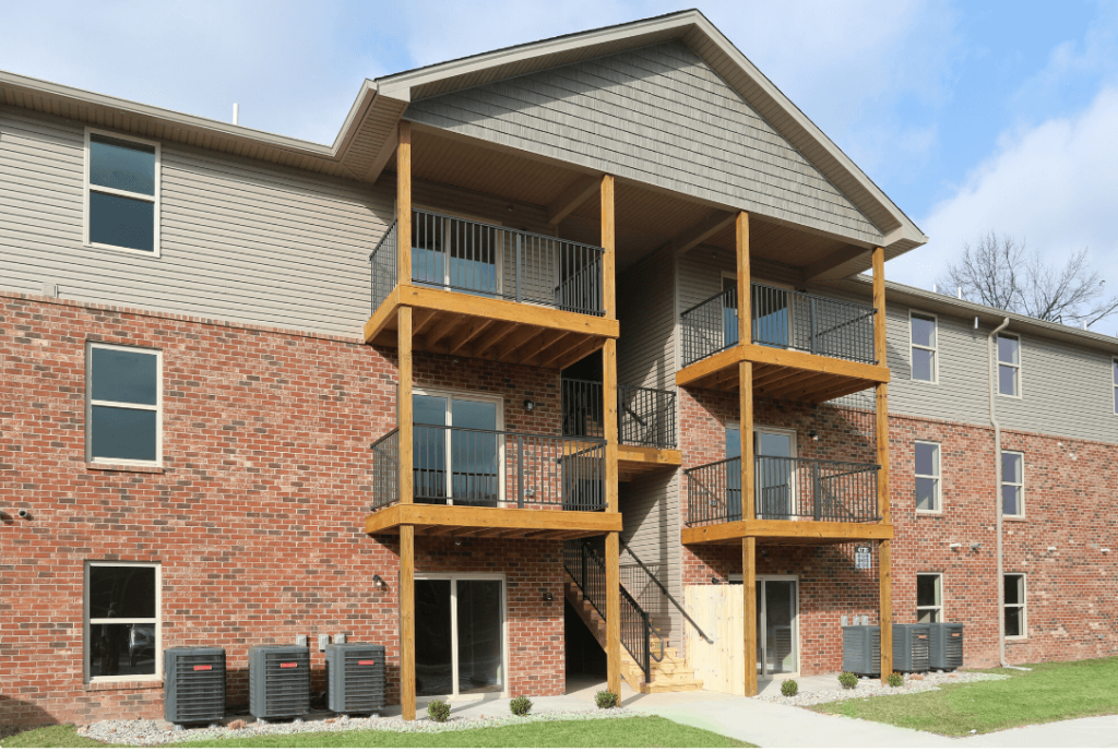 Short stay rental with balcony