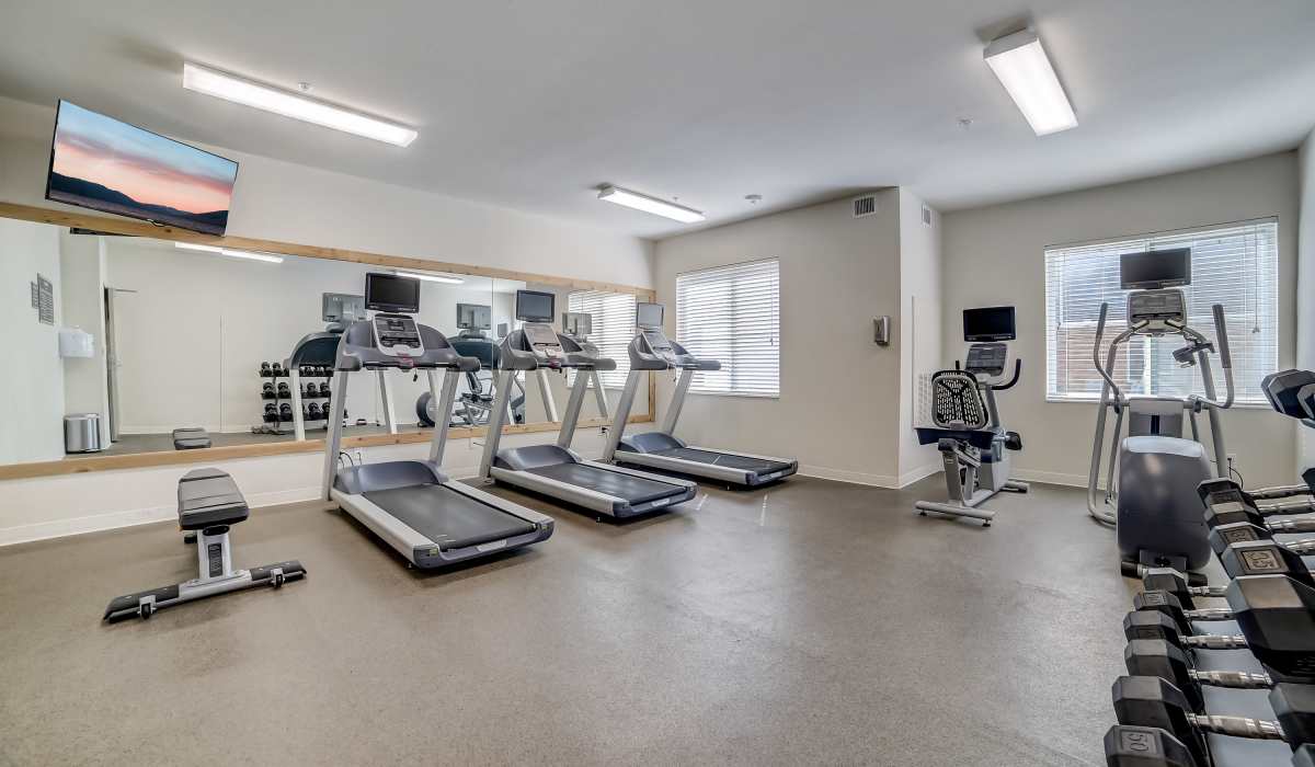 Rental property with gym